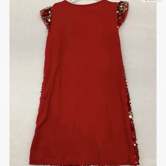 Wonder Nation Girls Red Sequin Dress Size Large (10-12) NEW - Picture 5 of 7